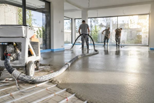 Execuție profesională de sapa mecanizata într-o construcție modernă din București