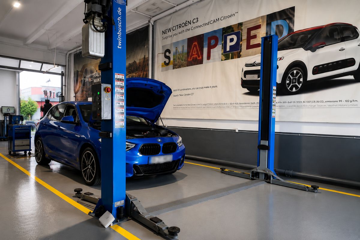 masina bmw in statie itp sector 5 bucuresti